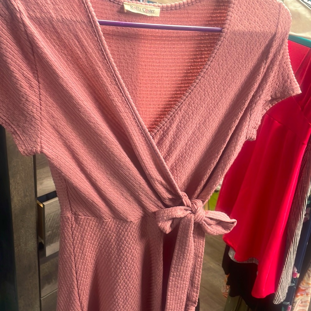 Rolls Coster brand,Light peach Salmon ,casual dress